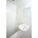 鏡付きのバスルーム コーポワスギ２Ａ棟