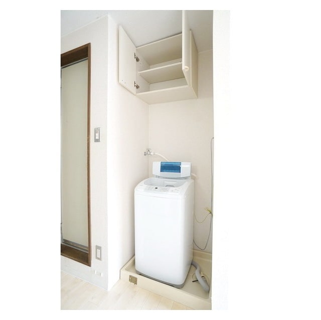 洗濯機上部にも収納スペースがご プレアージュⅡ