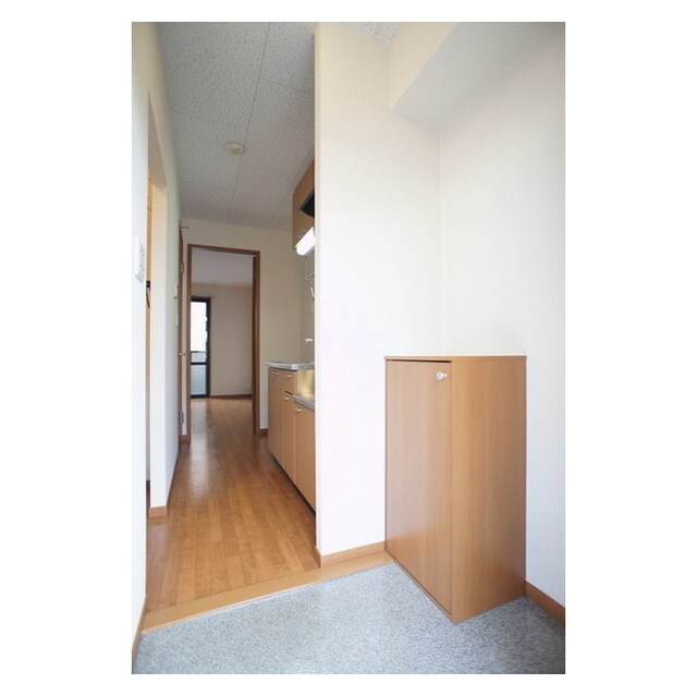 玄関からの眺めです サンルーカス