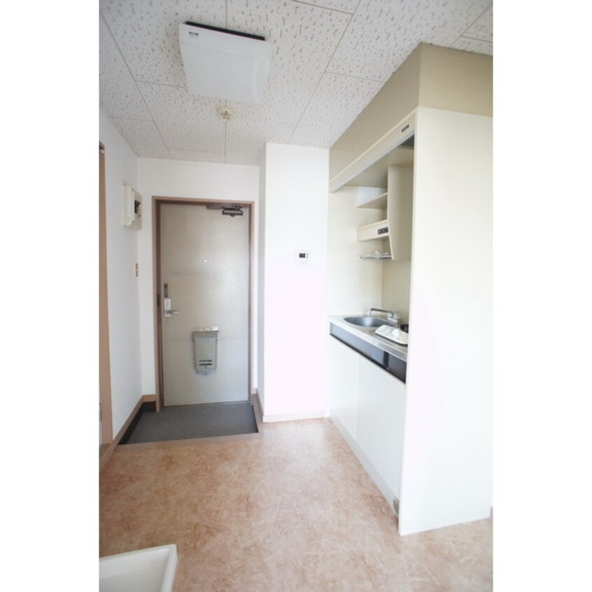 玄関から続くキッチンスペース アビックＭ１