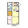ロイヤルレジデンス 1LDKの間取り