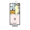 クヒオＡ 1Kの間取り