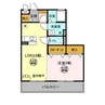 ＰＲＩＮＣＥＳＳ　Ⅰ 1LDKの間取り