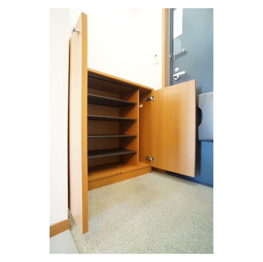 シューズボックス完備の玄関 メルべーユ文京Ａ棟