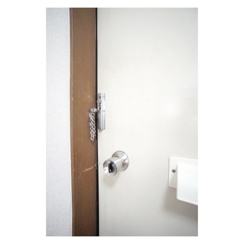 ドアチェーン完備 コーポ入野
