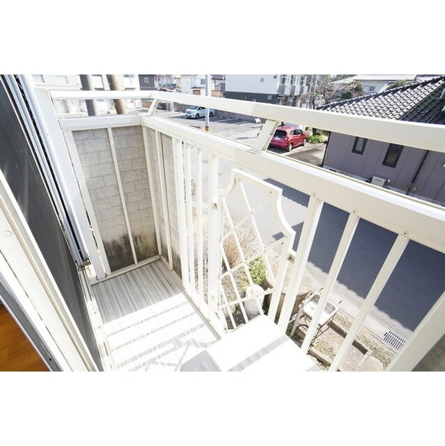 使いやすいバルコニー 二木ハイツ