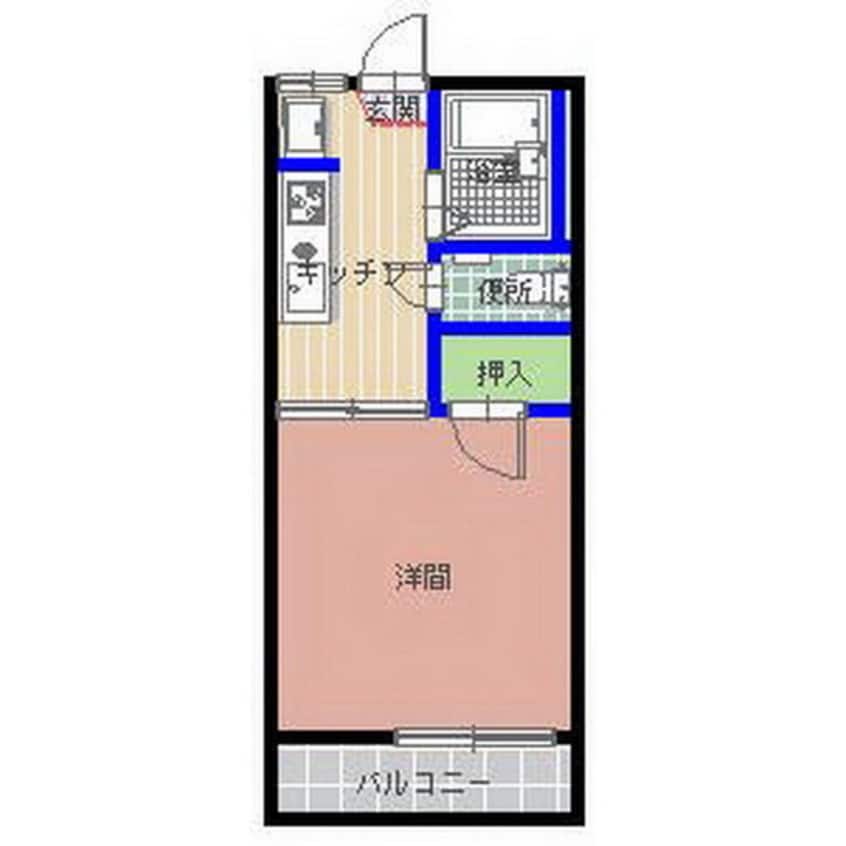 間取図 メゾンド鶴