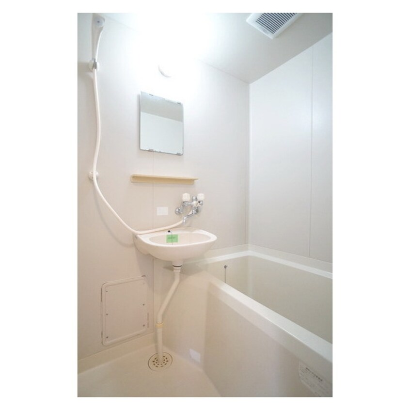 鏡付きのバスルーム コーポ文京