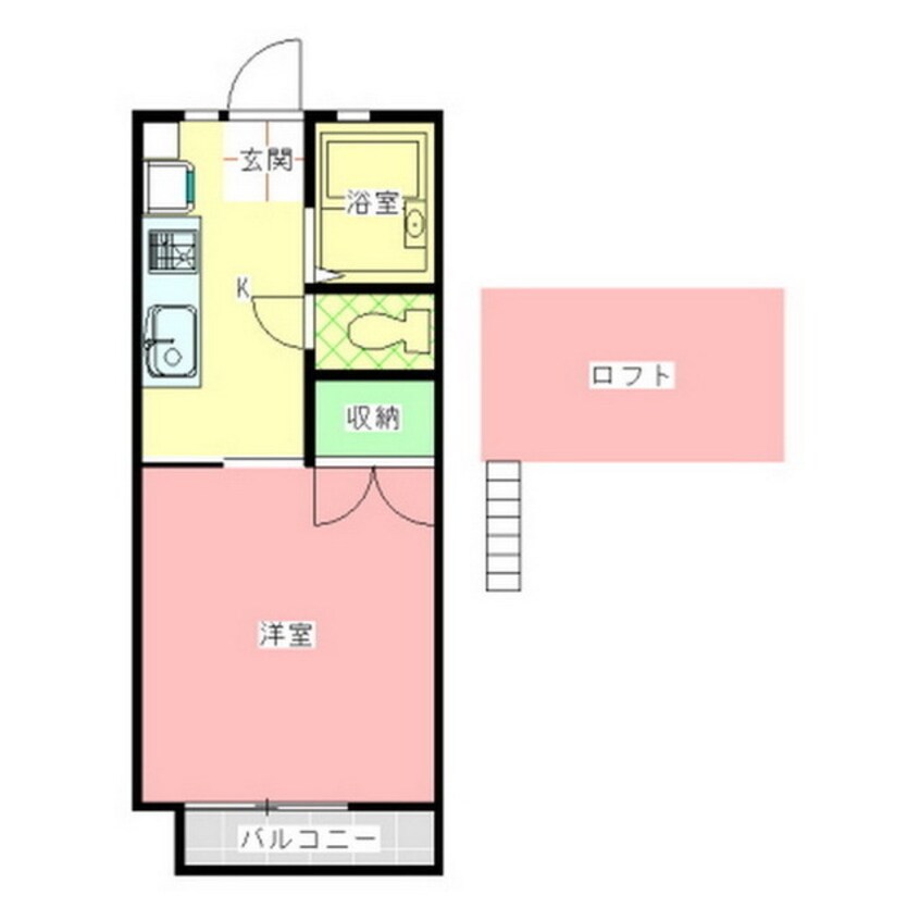 間取図 コーポフルサワ