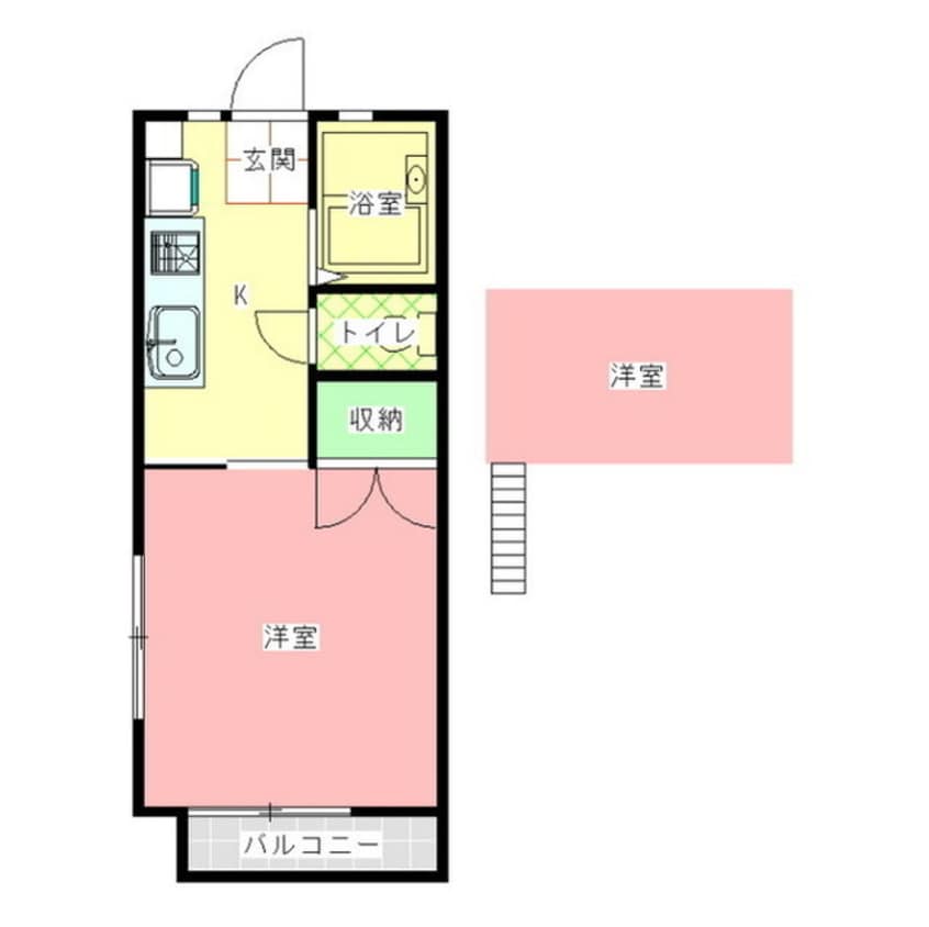 間取図 コーポフルサワ