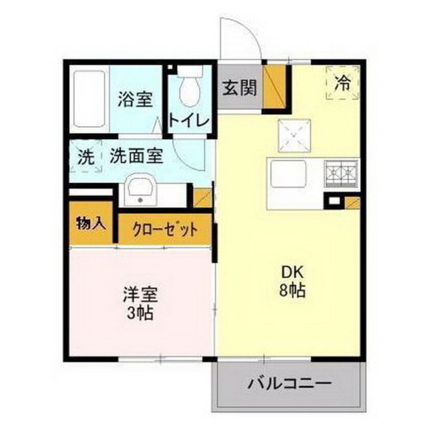 間取図 ラ・パルムドール