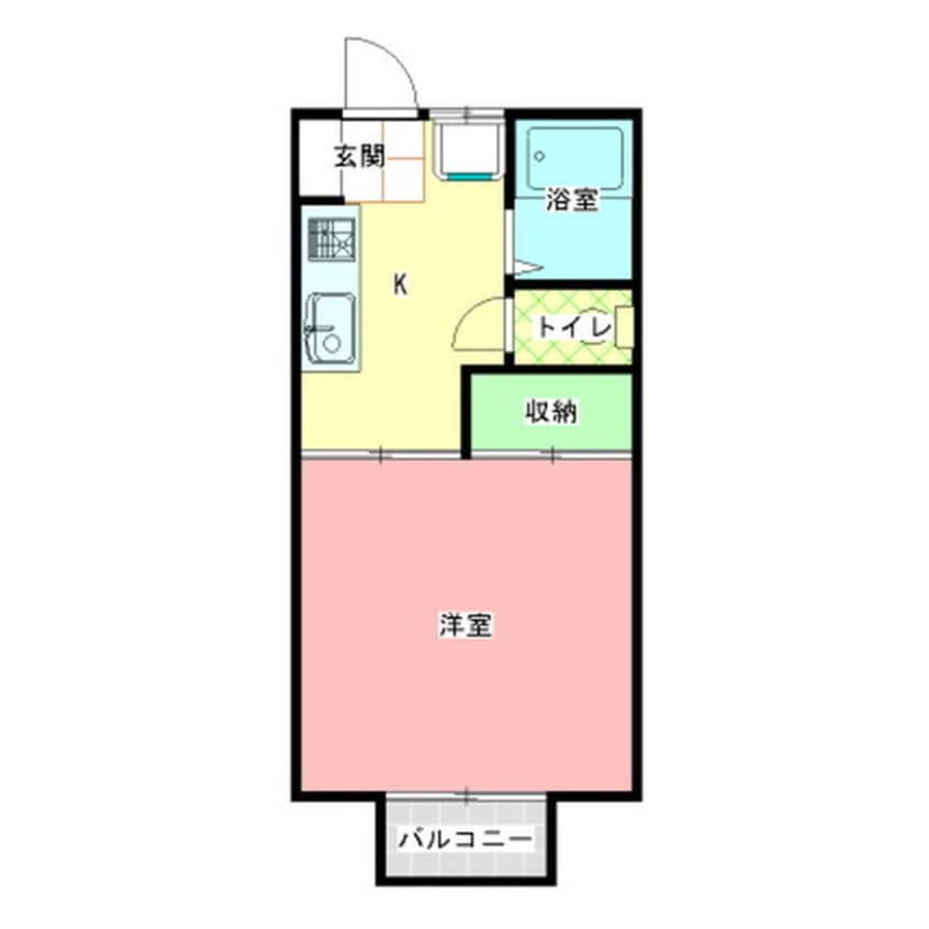 間取図 あけぼのコーポＣ棟