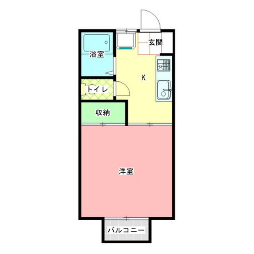 間取図 あけぼのコーポＣ棟