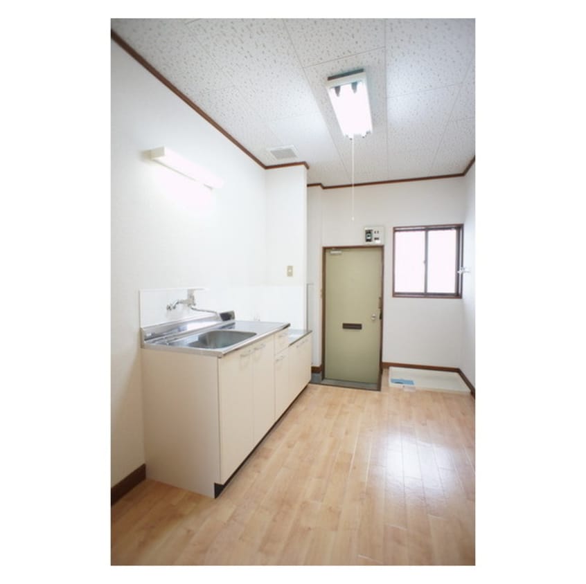 ムダなく機能的なキッチンスペー あけぼのコーポＣ棟