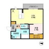 ダイシエル 1LDKの間取り