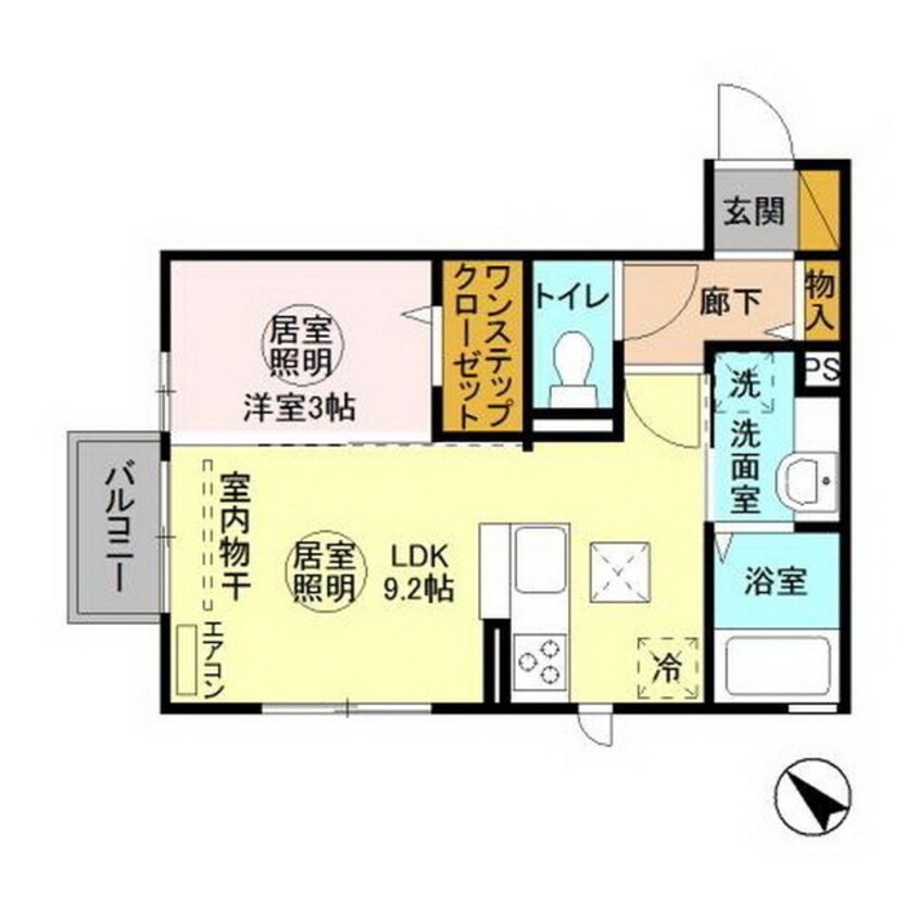 間取図 ティアラ　中丸