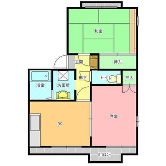間取図 タウニィホリ　Ｄ