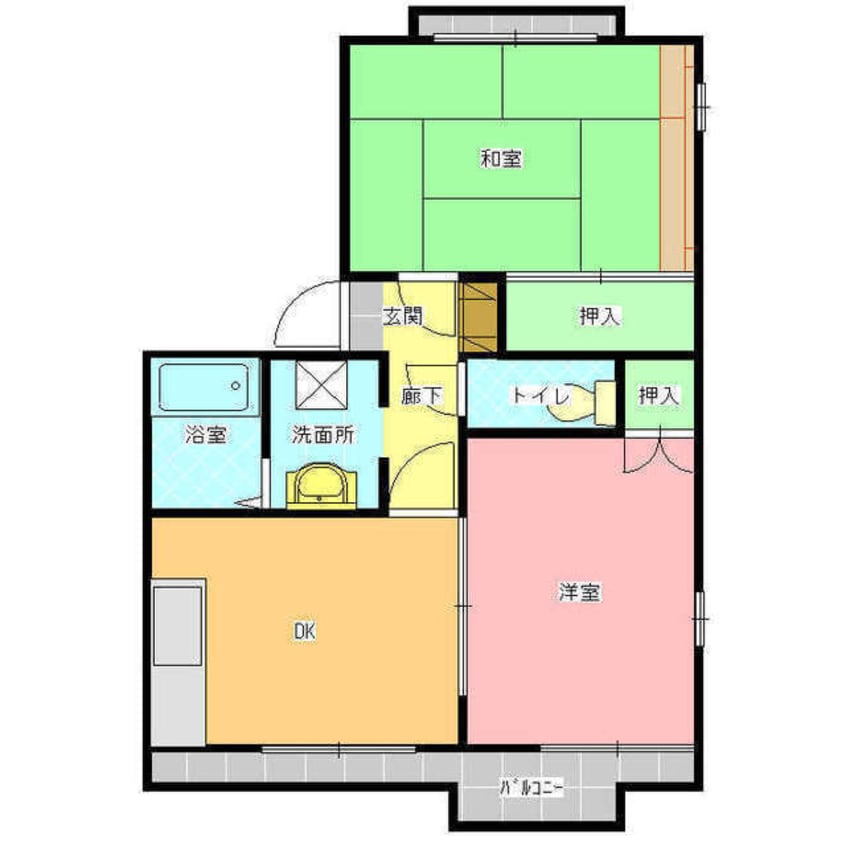 間取図 タウニィホリ　Ｄ