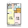 フェリシタ 1LDKの間取り