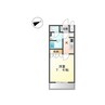 サンフィットあけぼの 1Kの間取り