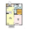 ディアーナ 1LDKの間取り