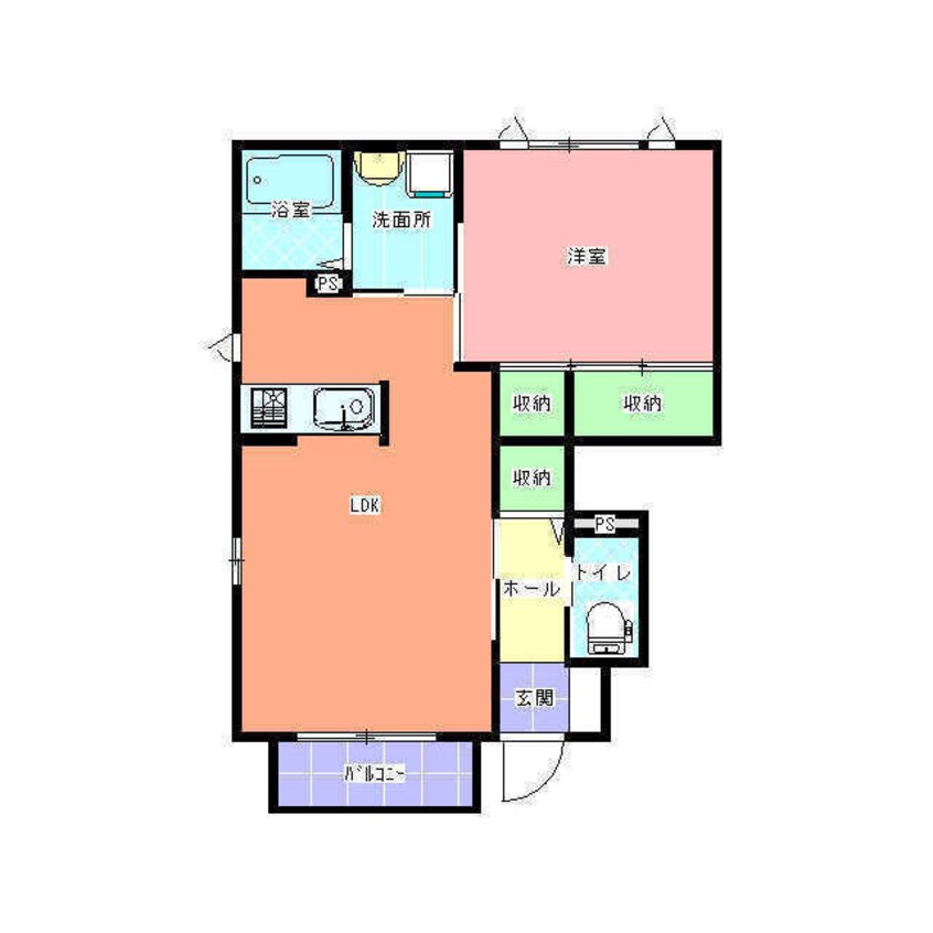 間取図 クラヴィエ大賀