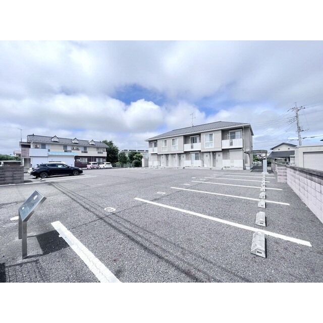 駐車しやすい区画です クラヴィエ大賀
