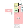 サンライフハイツＣ棟 1Rの間取り
