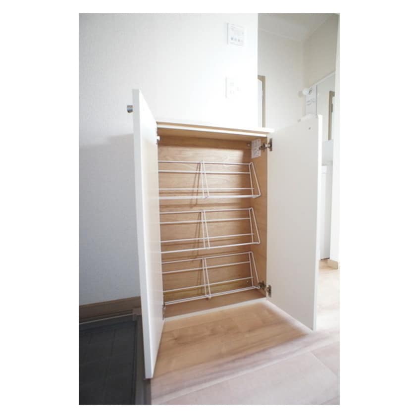 玄関がキレイに片付きますね スノウハイツ