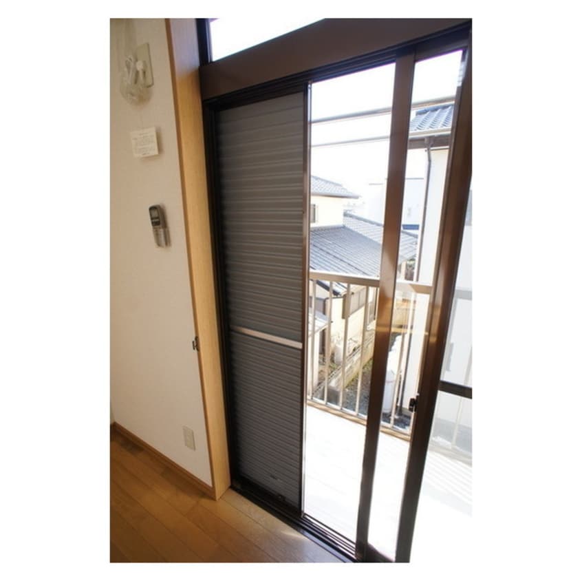 シャッターもあり、安心ですね コーポ金沢Ｂ棟