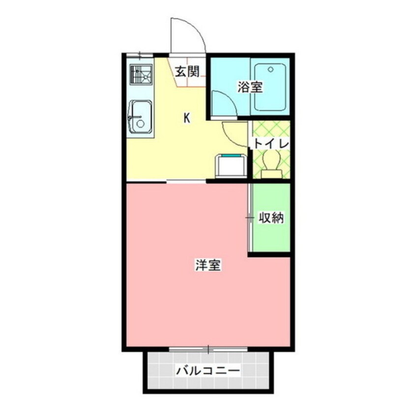 間取図 堀原コーポ