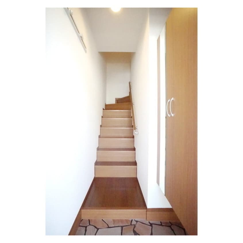 玄関からの眺めです パークドオートム　Ｅ