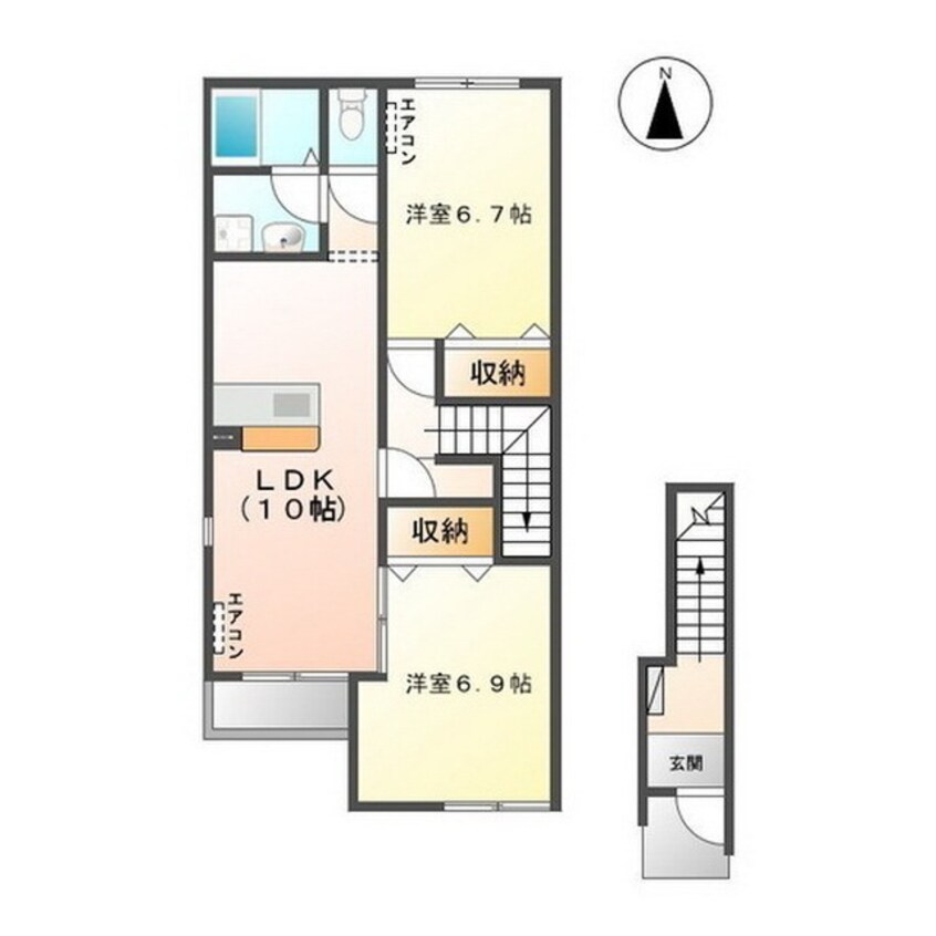 間取図 adonis･ place（アドニスプラース）