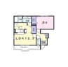 アンジュカルム 1LDKの間取り