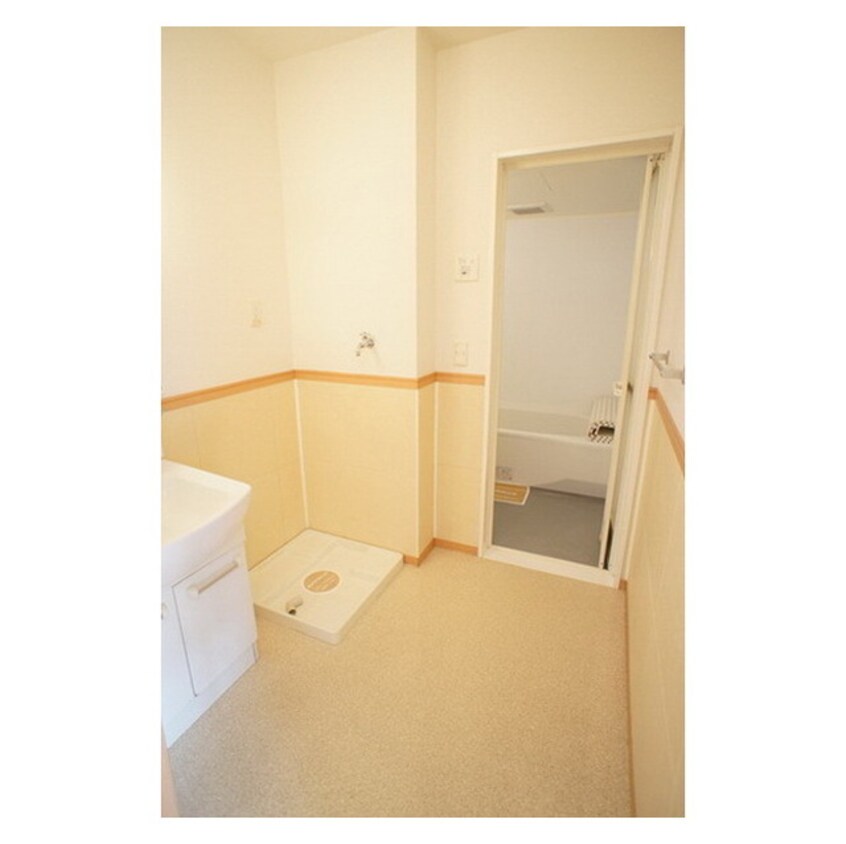 洗面スペースの広さも魅力 フェリア姫子