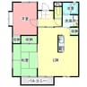 ユイマール・エフ　Ｆ 2LDKの間取り