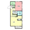 グレイス見川　Ｂ 1LDKの間取り