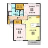 グランマーレＭＩＴＯ　D 2LDKの間取り
