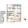 Ｔ－Ｆｌａｔ　Ｂ 2DKの間取り