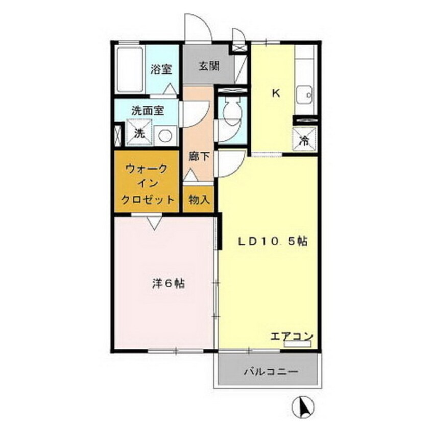 間取図 リヴェールＡＯＫＩ