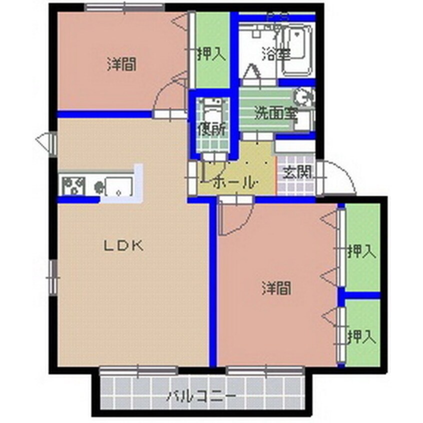 間取図 メゾン・シャルムＧ棟