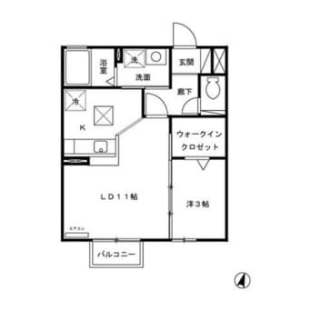 間取図 ＰＲＩＮＣＥＳＳ　Ⅱ