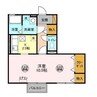 ＰＲＩＮＣＥＳＳ　Ⅱ 1Kの間取り