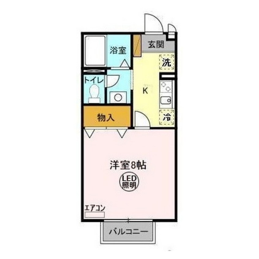 間取図 ダイクレール　Ａ