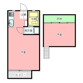 間取図 ベルハウスクワナＢ棟