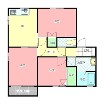 間取図 メゾン・シャルムＥ棟
