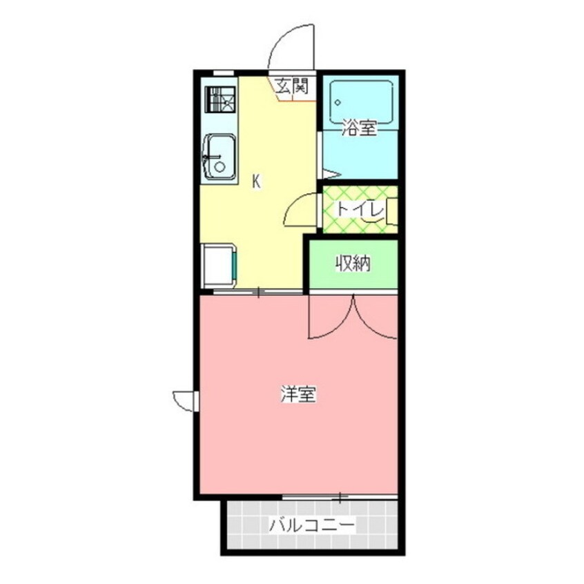 間取図 コーポエミリア