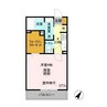 三の丸キャッスル　Ａ 1Kの間取り