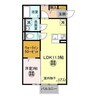 パルコートＭＢ 1LDKの間取り