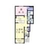 プラシード 1LDKの間取り